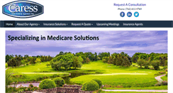 Desktop Screenshot of caressinsurance.com